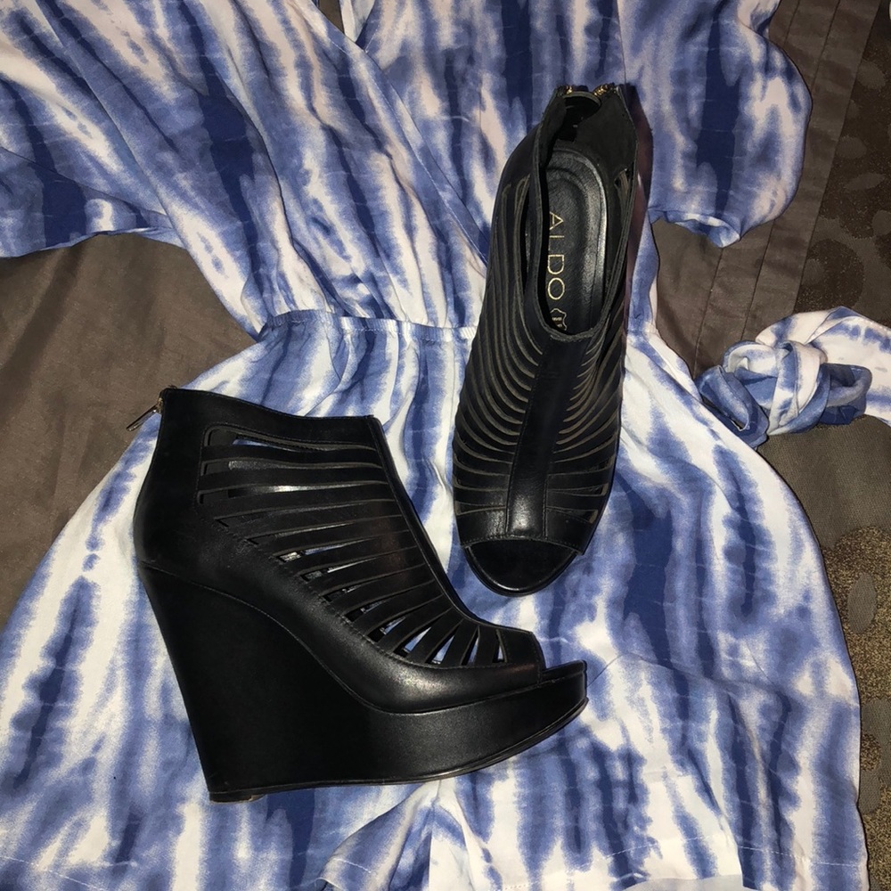 Black wedge | Aldo | ZIP up